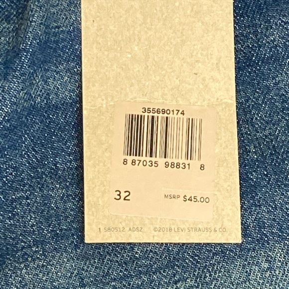 Levi's Men's 569 Loose Straight Denim Shorts W 32 L 23” - Picture 5 of 10